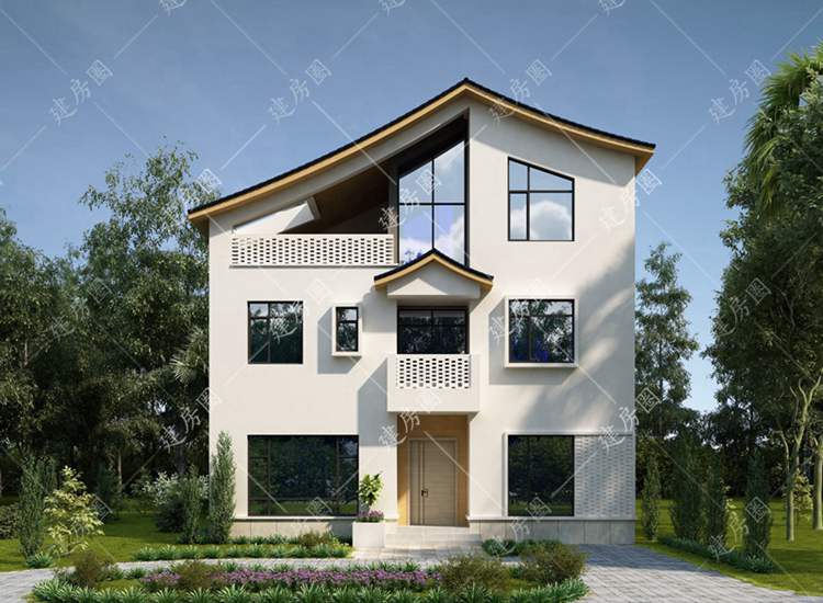 三十萬(wàn)左右農(nóng)村自建房設(shè)計(jì)圖，第二款真大氣，適合大眾的好戶型