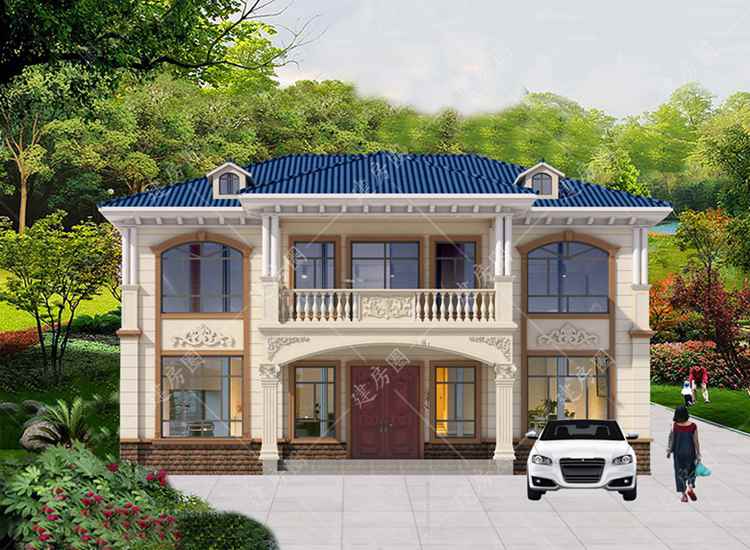 農(nóng)村二層普通自建房平面圖大全，戶型合理舒適，外觀也很好看