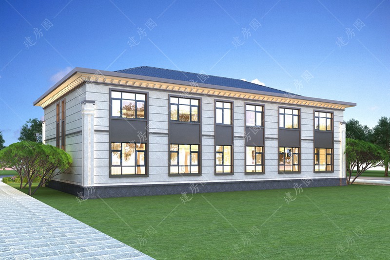 600平方自建房外觀圖片