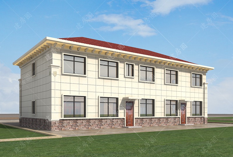 兩兄弟共建二層自建房外觀圖片