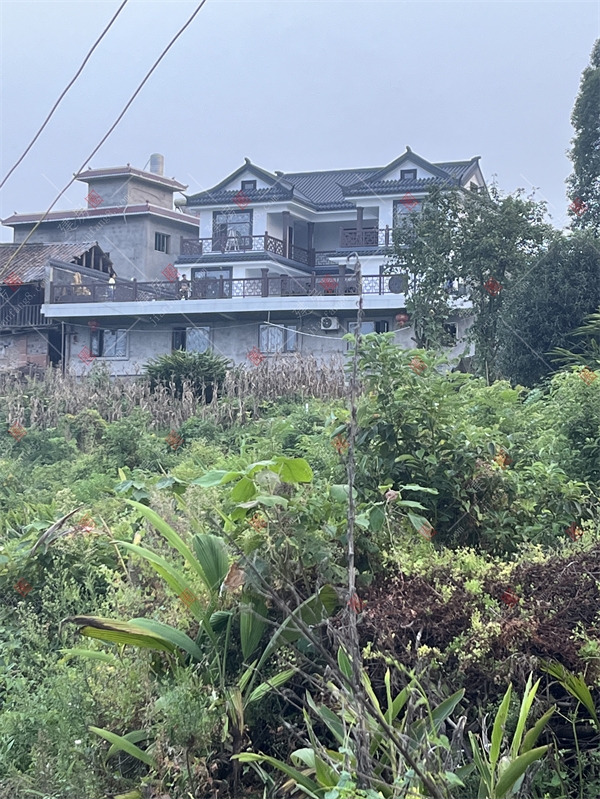 占地150平農(nóng)村二層中式三合院，完工效果完美，業(yè)主點贊實景照片